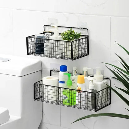 Doppelschichtiger Badezimmer-Gitter-Organizer