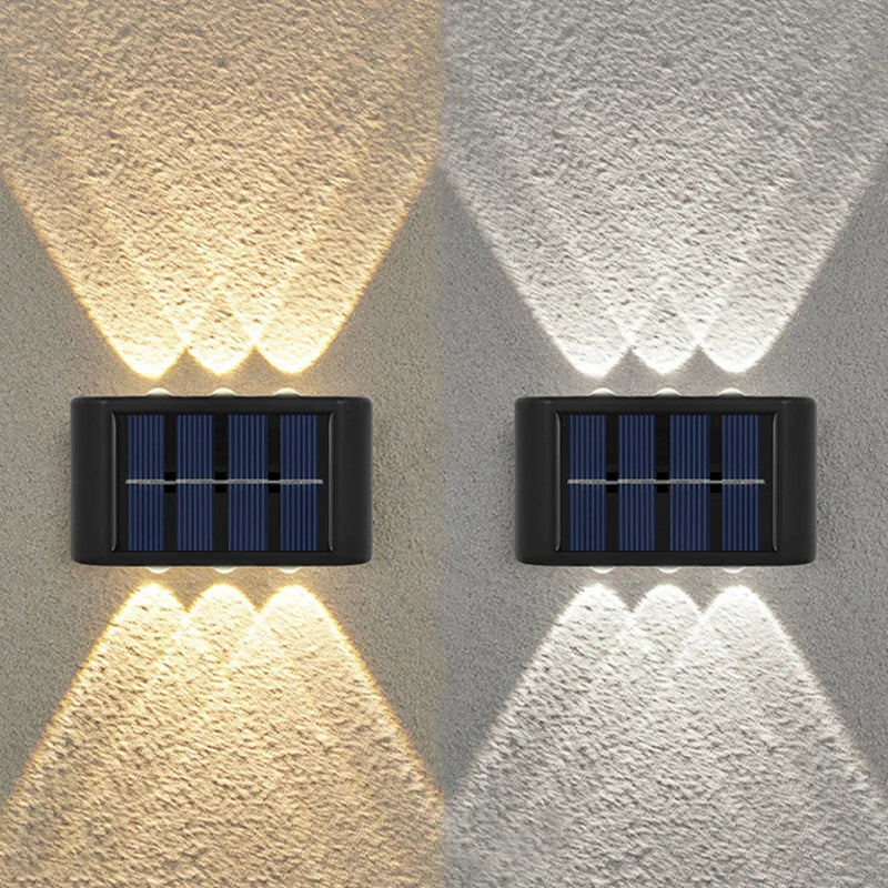 6LED Solar-Wandleuchte