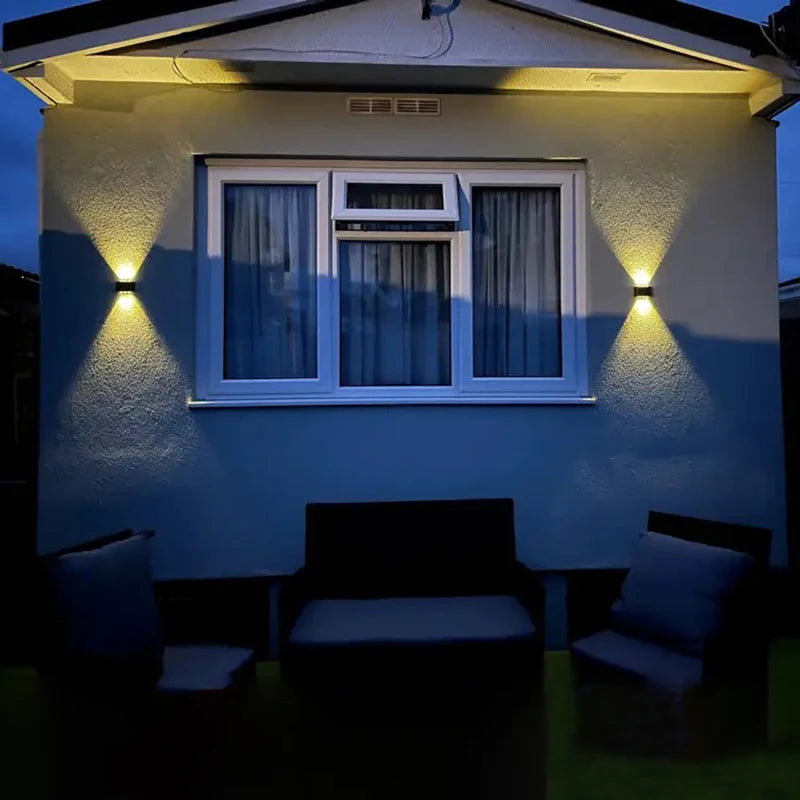 6LED Solar-Wandleuchte